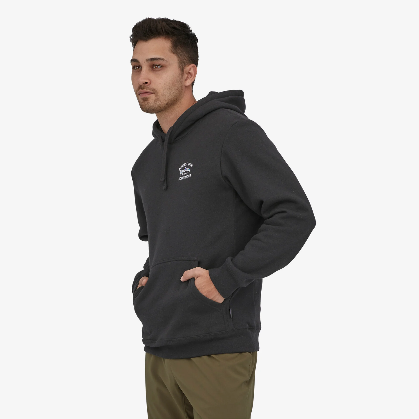 Home Water Trout Uprisal Hoody - BLACK
