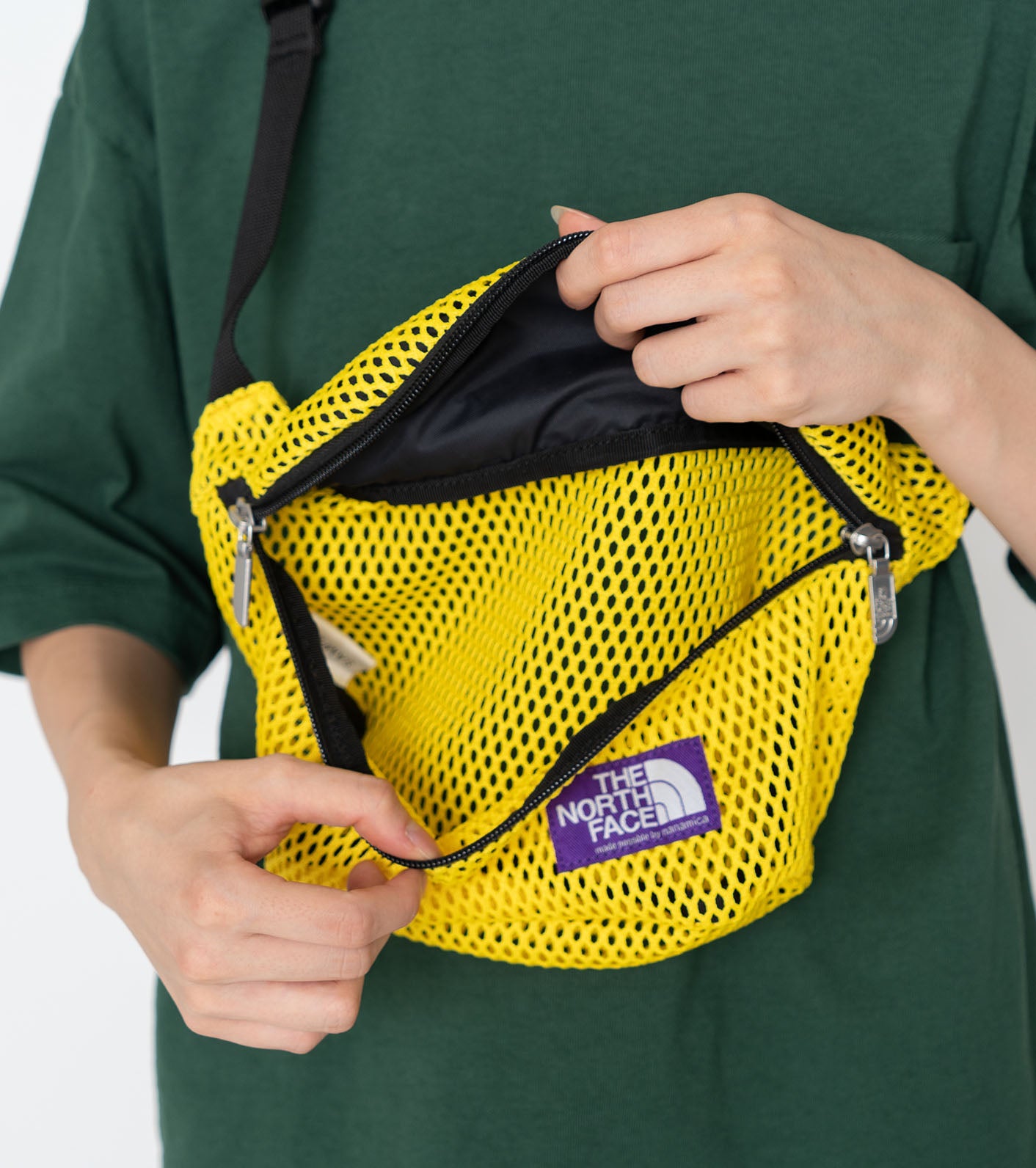 Mesh Waist Bag - YELLOW