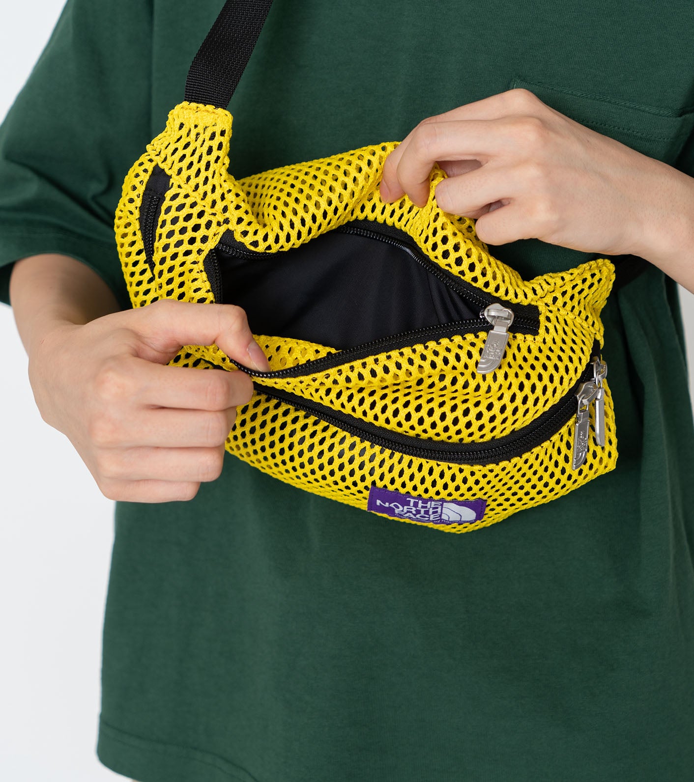 Mesh Waist Bag - YELLOW