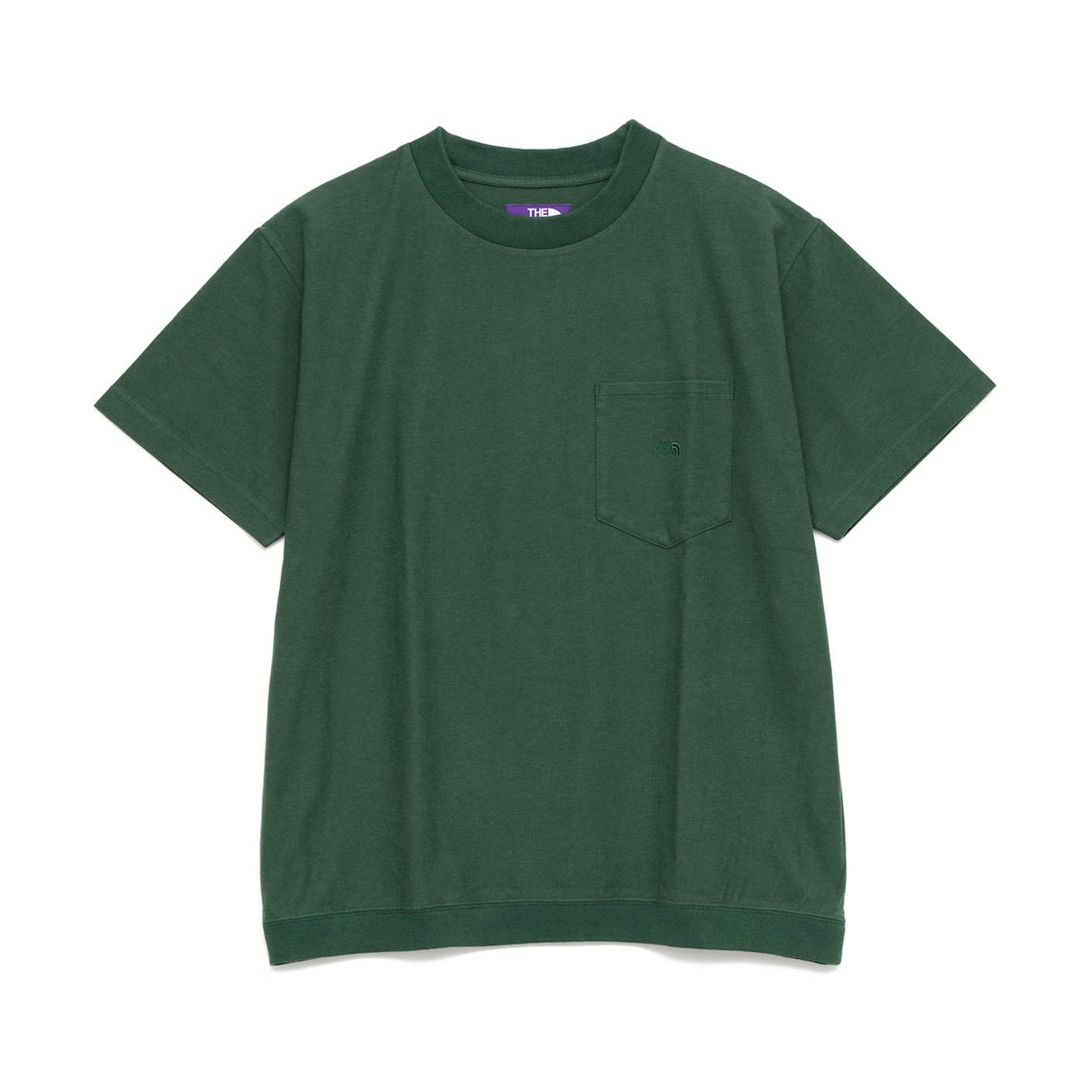 High Bulky H/S Pocket Tee - VINTAGE GREEN