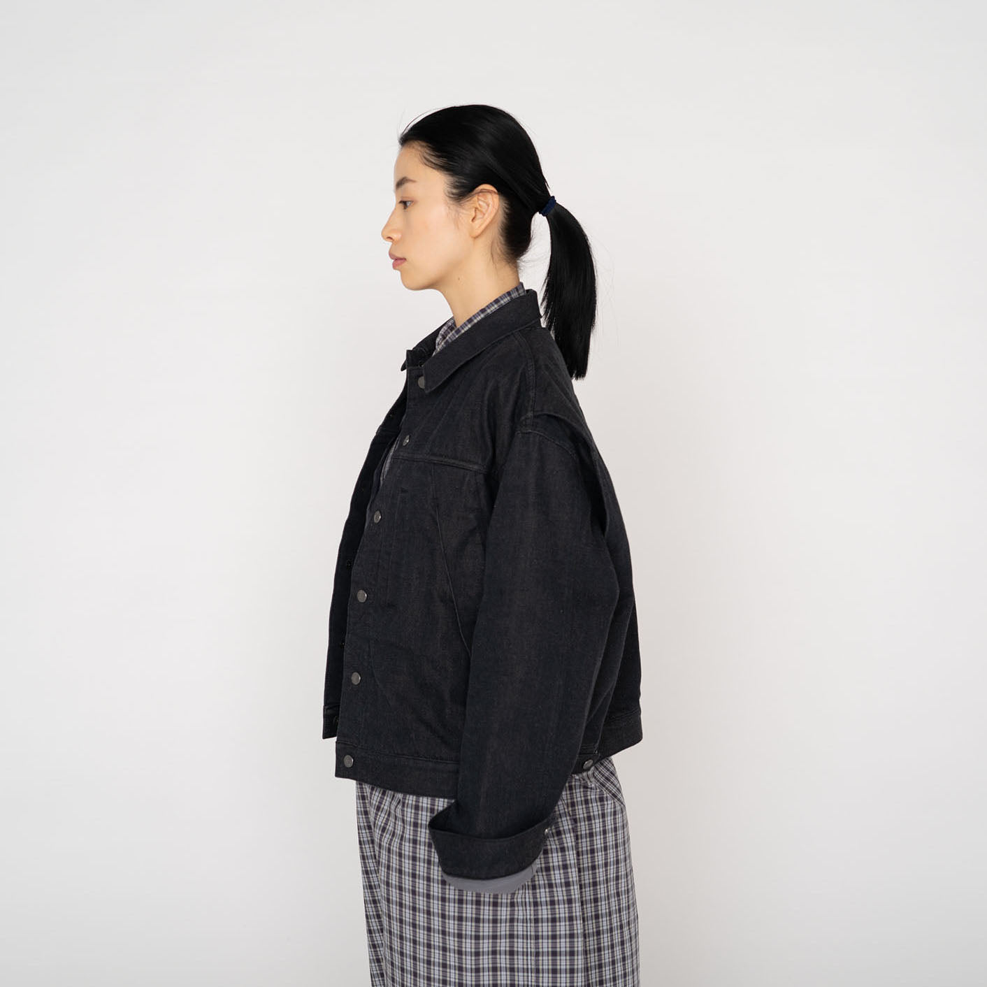 Denim WINDSTOPPER Field Jacket - BLACK