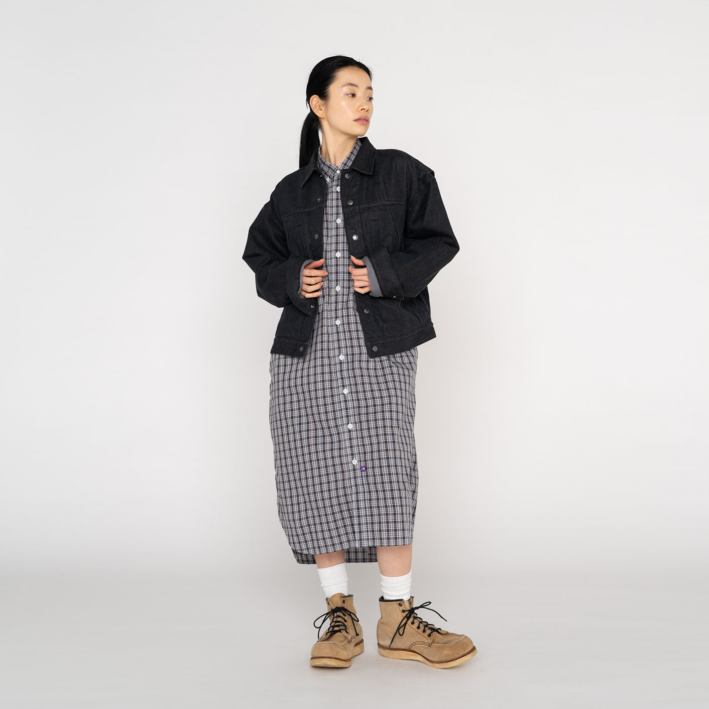 Denim WINDSTOPPER Field Jacket - BLACK