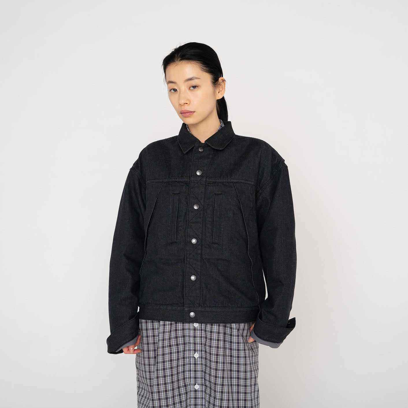 Denim WINDSTOPPER Field Jacket - BLACK