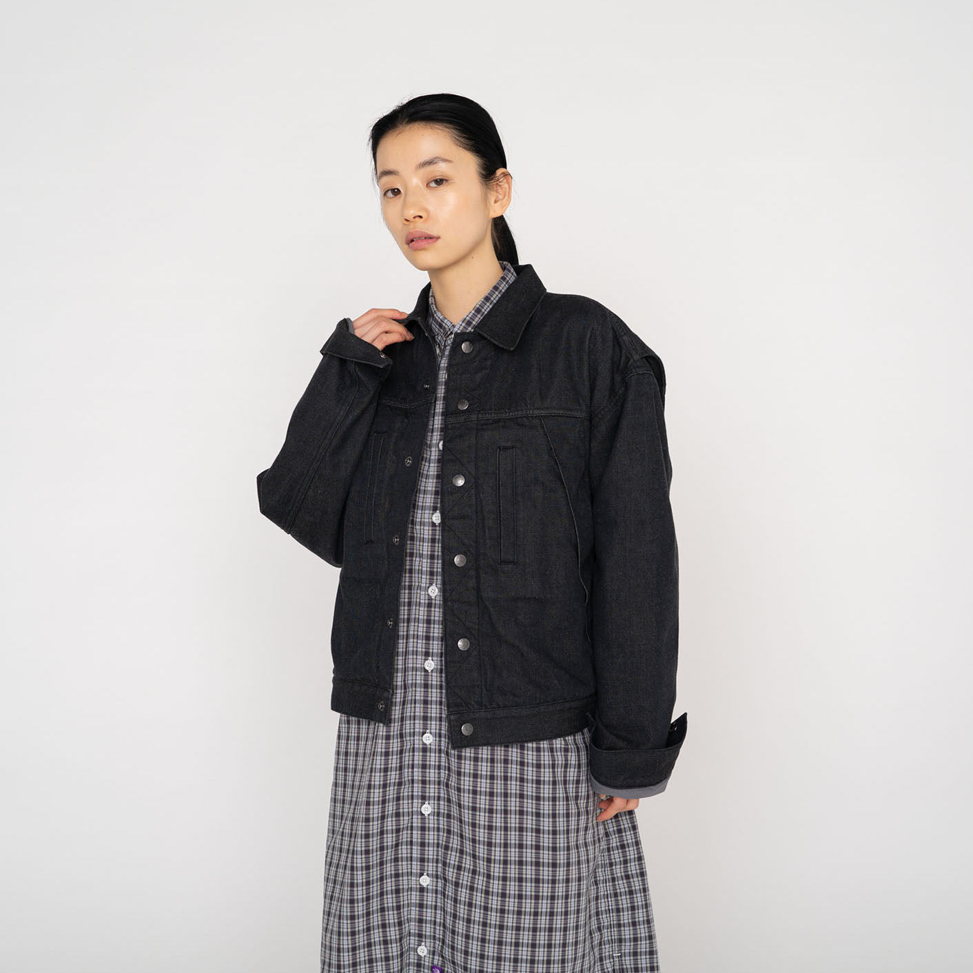 Denim WINDSTOPPER Field Jacket - BLACK