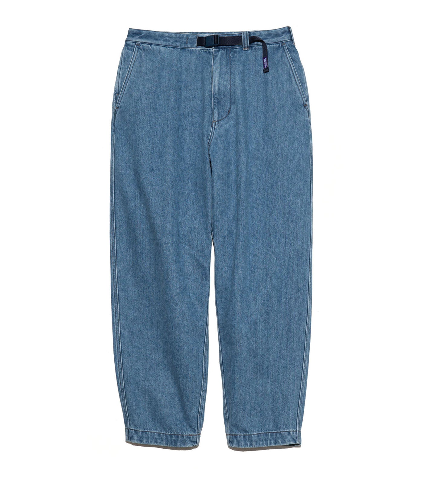 Denim Wide Tapered Field Pants - INDIGO BLEACH