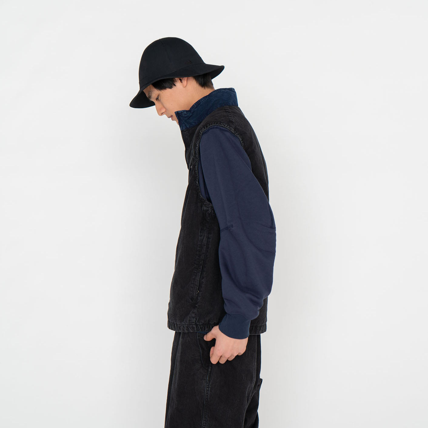 Indigo Stroll Field Vest - K FADE