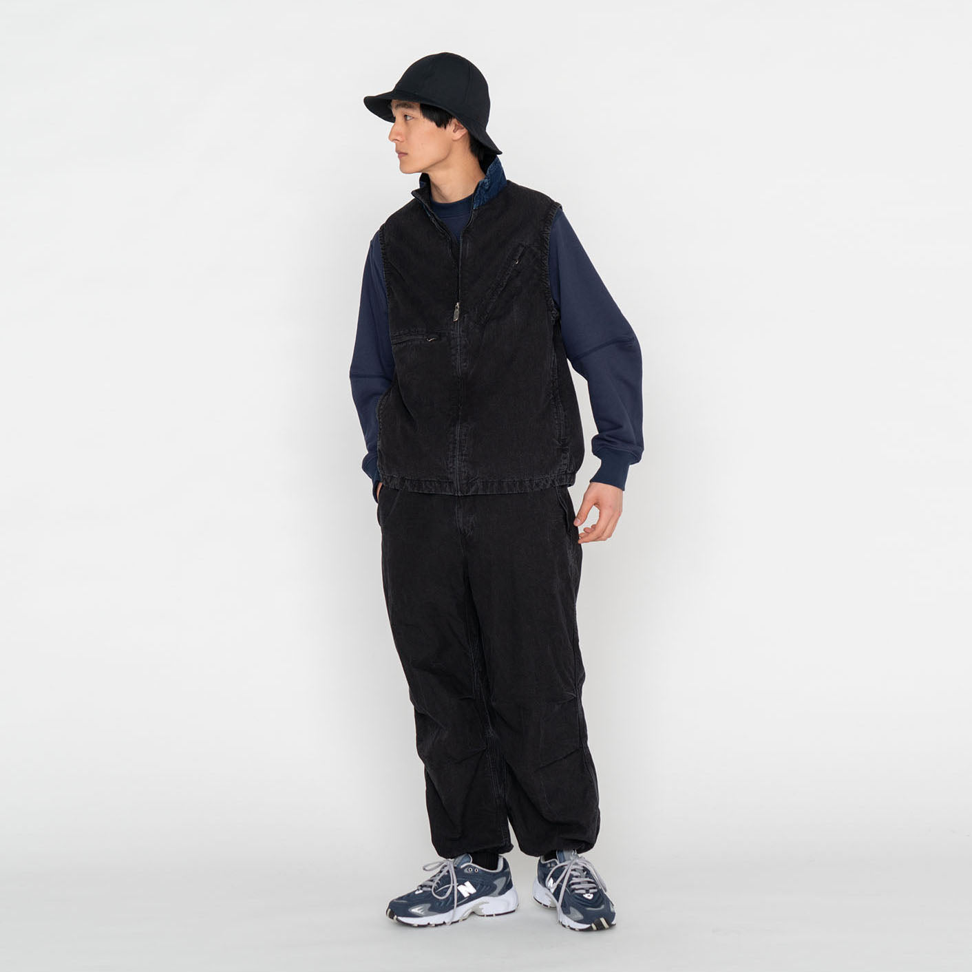 Indigo Stroll Field Vest - K FADE