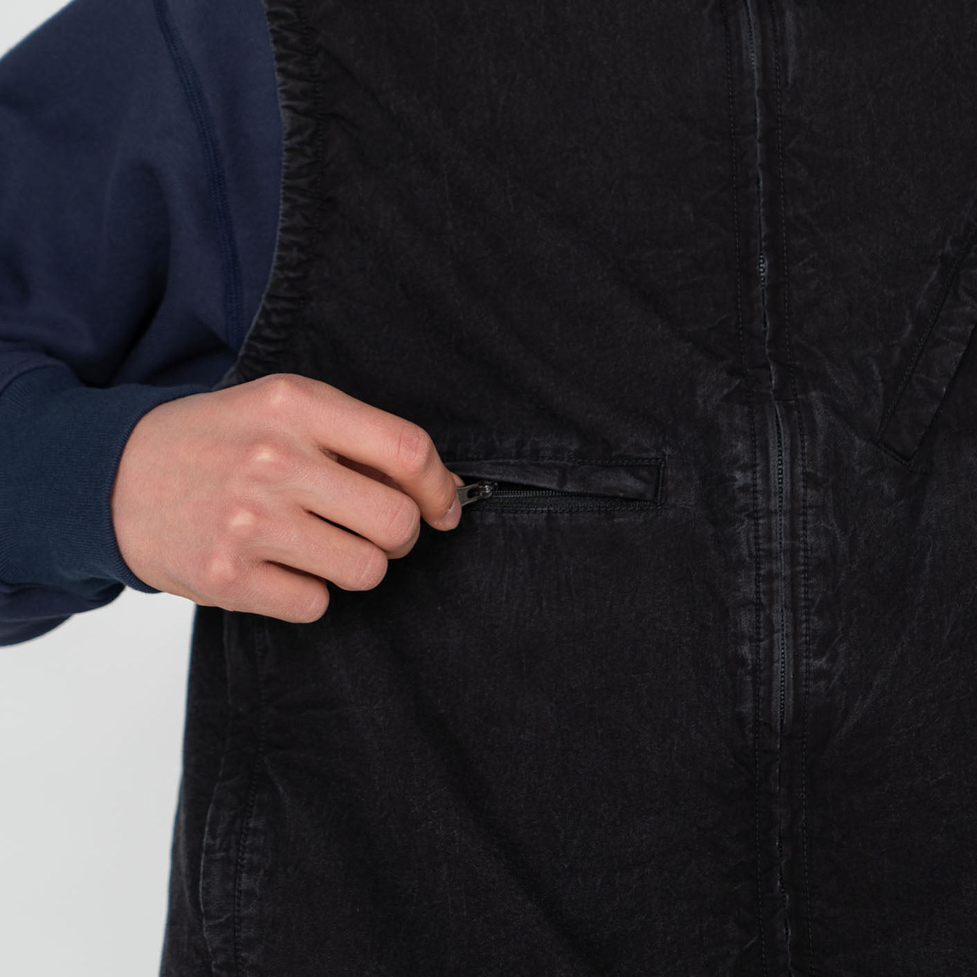 Indigo Stroll Field Vest - K FADE