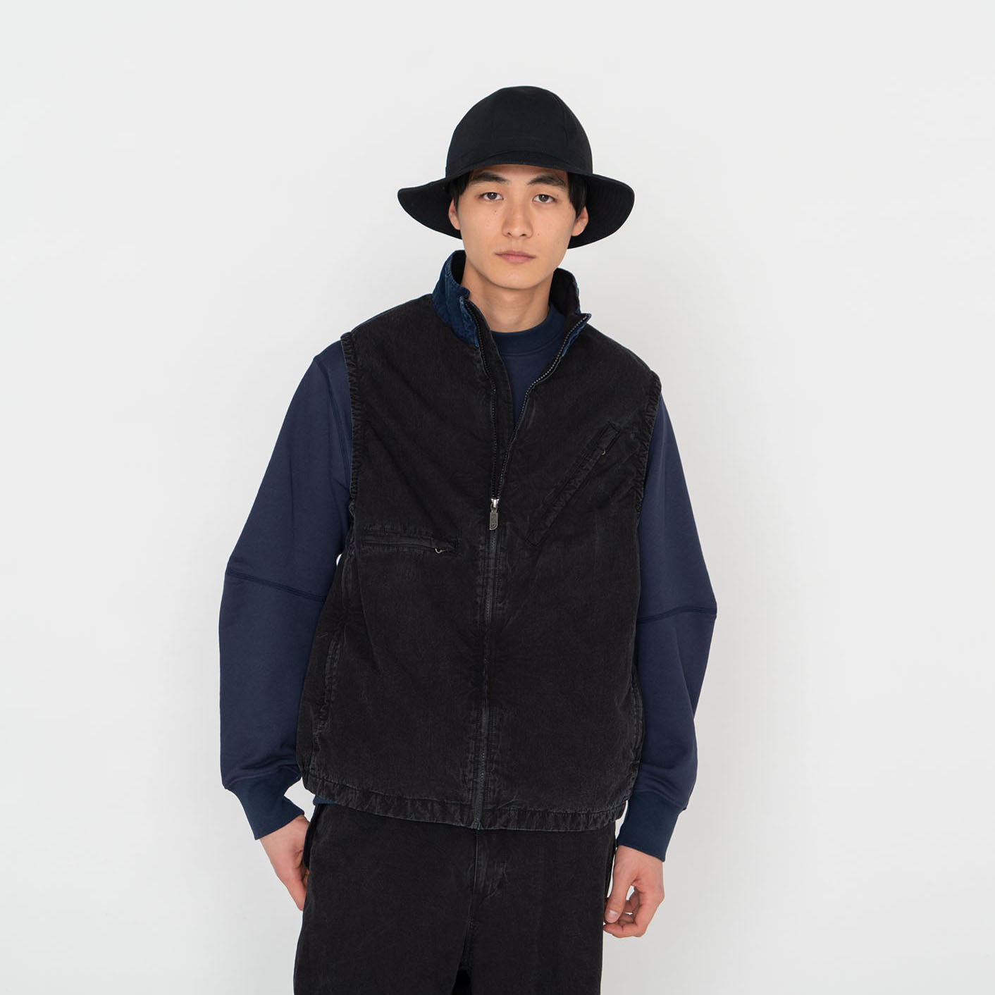 Indigo Stroll Field Vest - K FADE