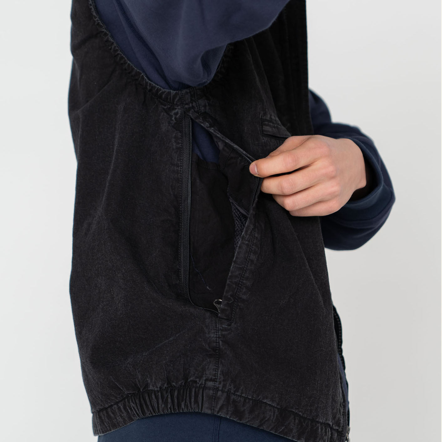 Indigo Stroll Field Vest - K FADE