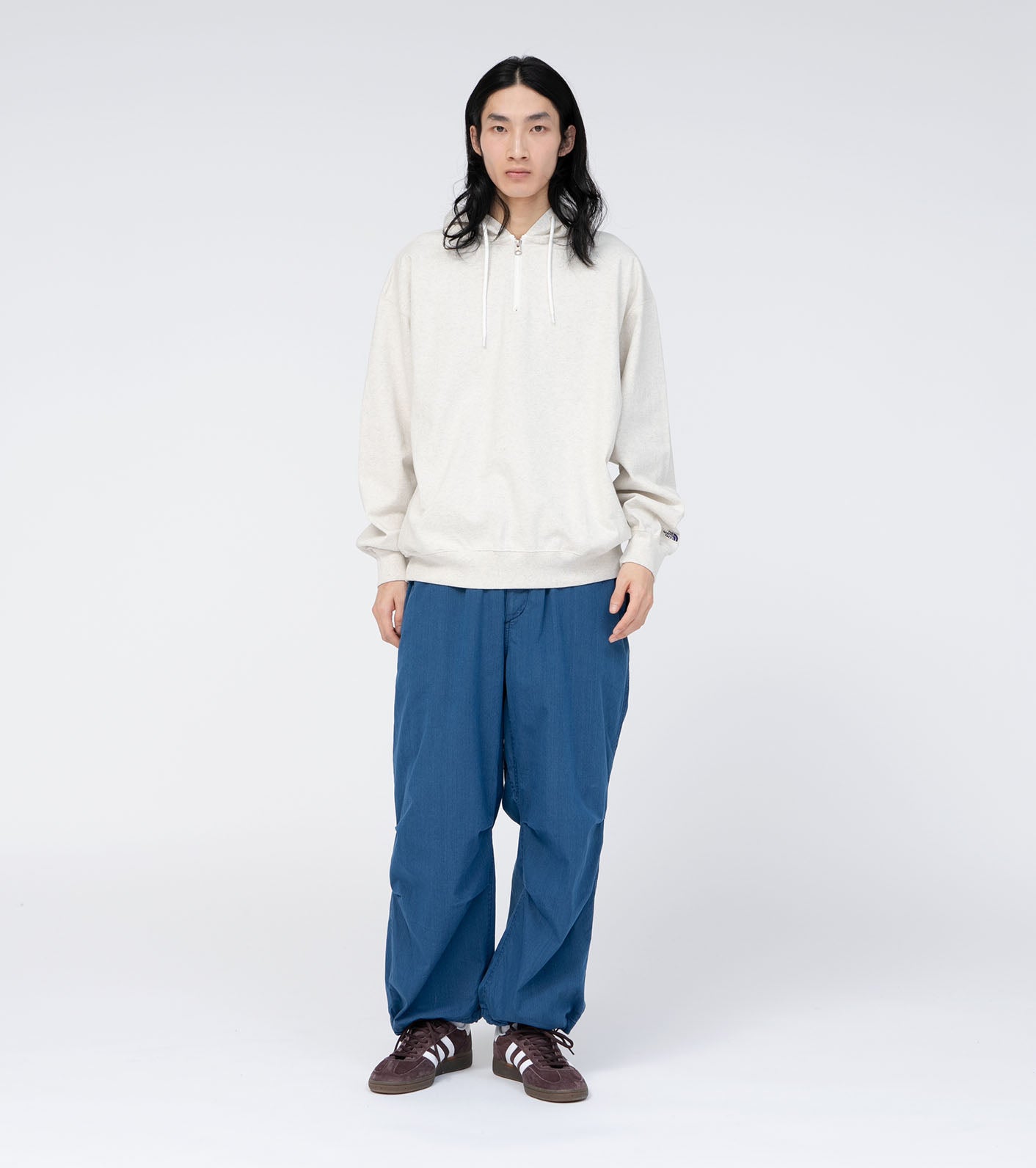 9.5oz Cotton Jersey Field Hooded Parka - CHARCOAL