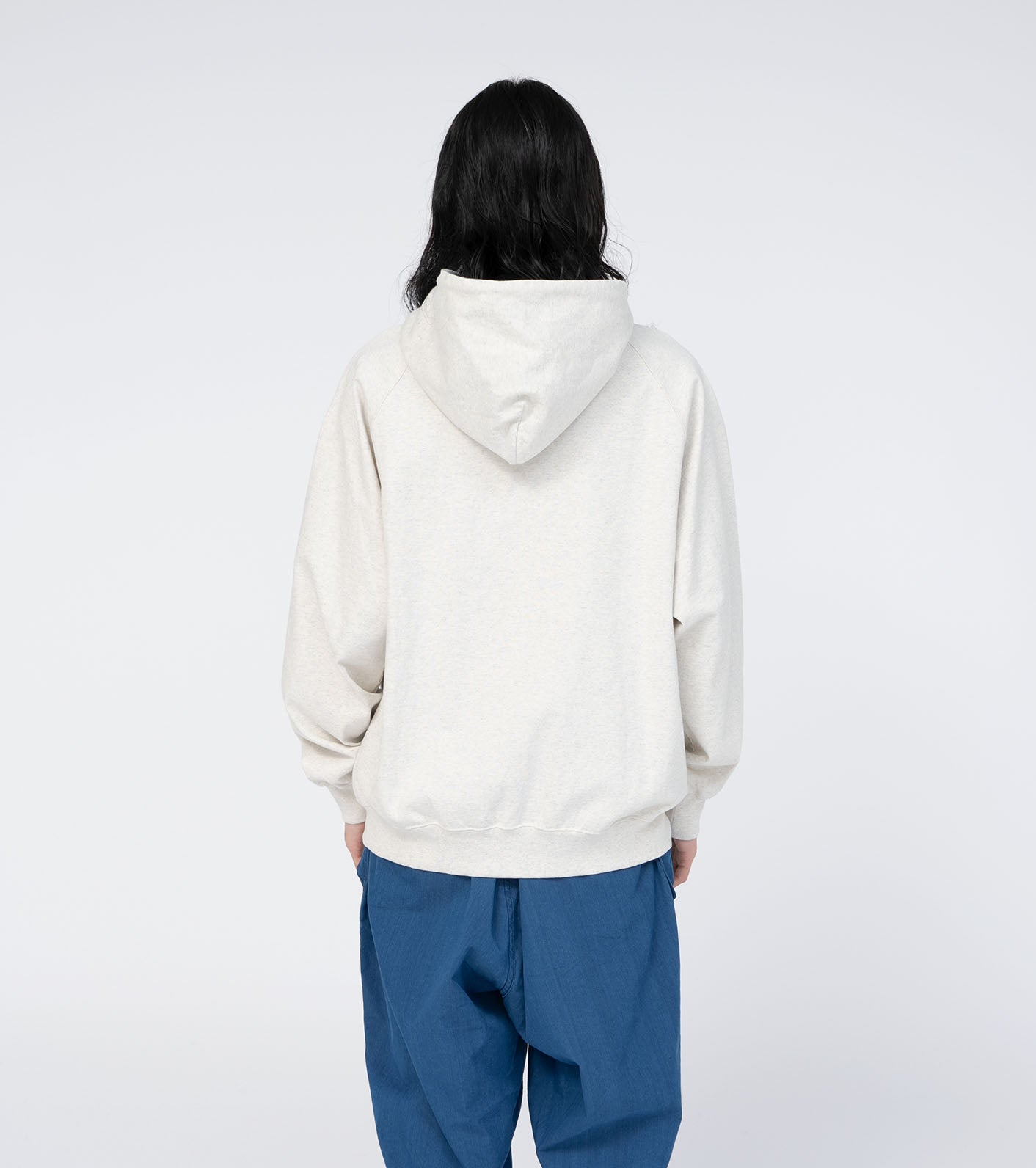 9.5oz Cotton Jersey Field Hooded Parka - CHARCOAL