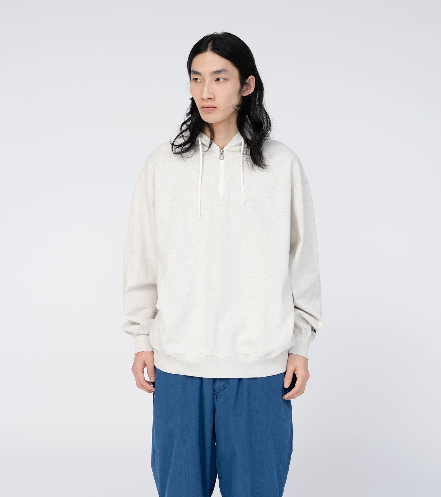 9.5oz Cotton Jersey Field Hooded Parka - CHARCOAL