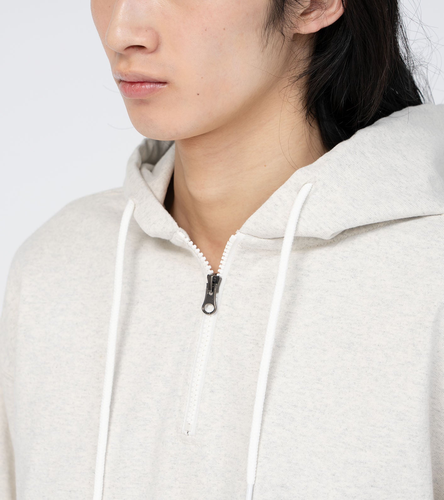 9.5oz Cotton Jersey Field Hooded Parka - CHARCOAL