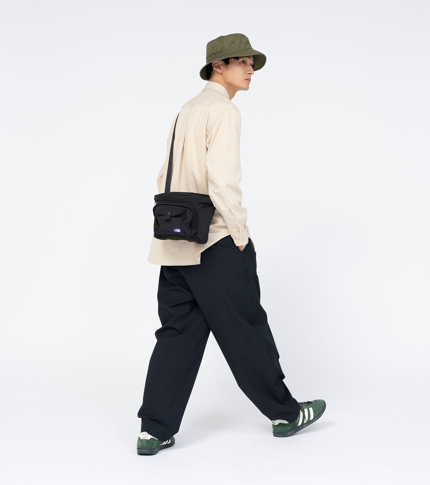 Mountain Wind Shoulder Bag - BLACK