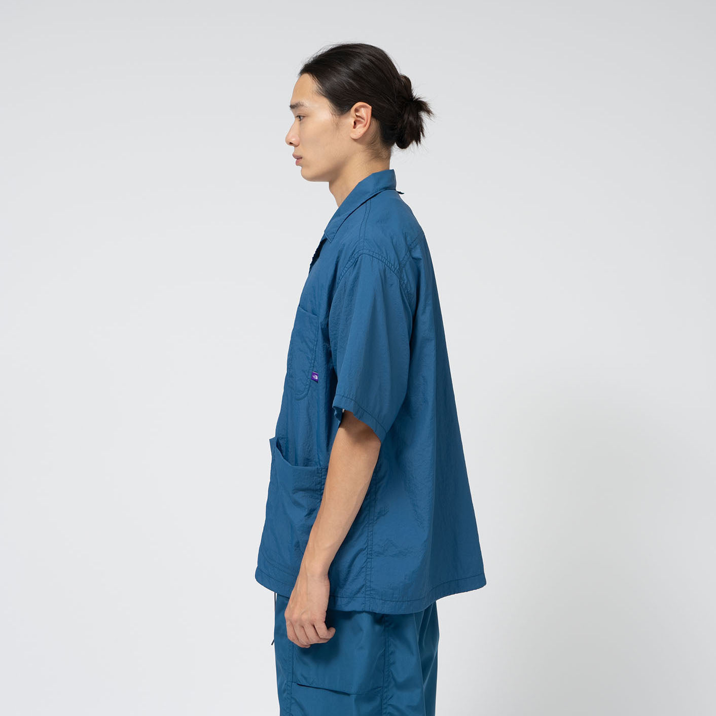 Nylon Taffeta Field S/S Shirt - TEAL B