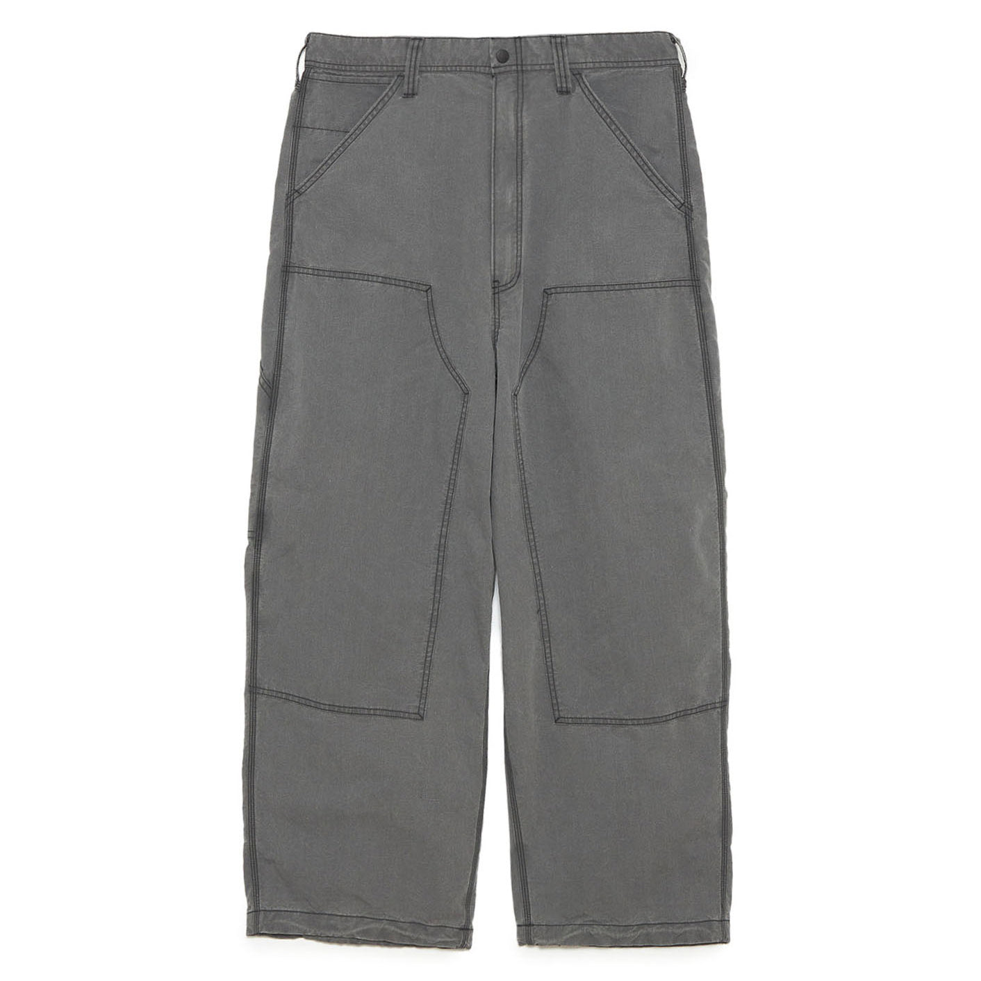 Cotton Nylon Weather Field Double Knee Pants - GRAY