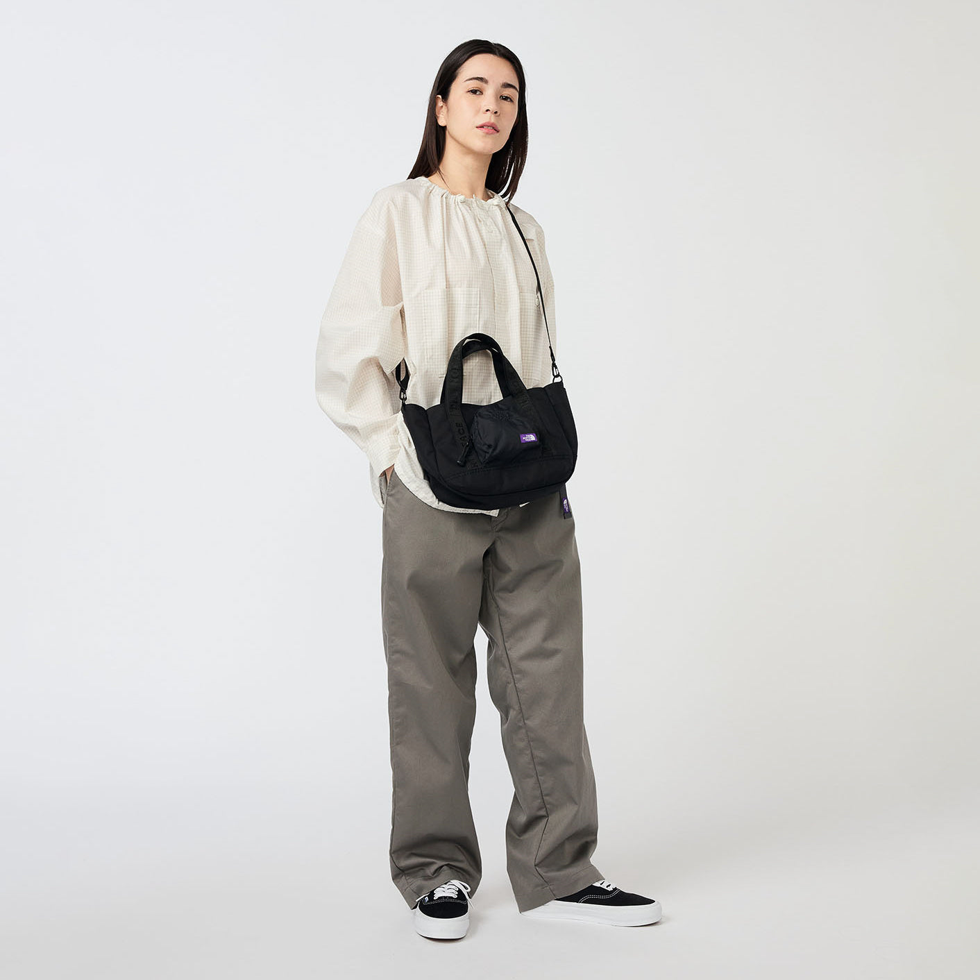 CORDURA Nylon Shoulder Tote Bag - AHGRAY