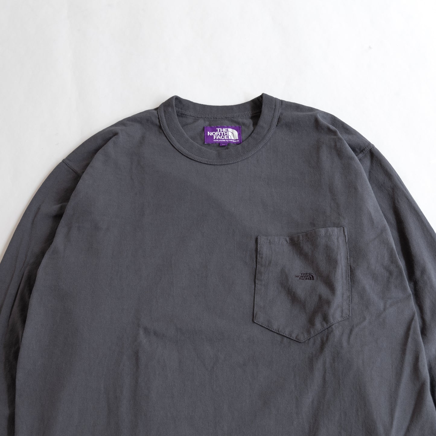 7oz Long Sleeve Pocket Tee - AHGRAY