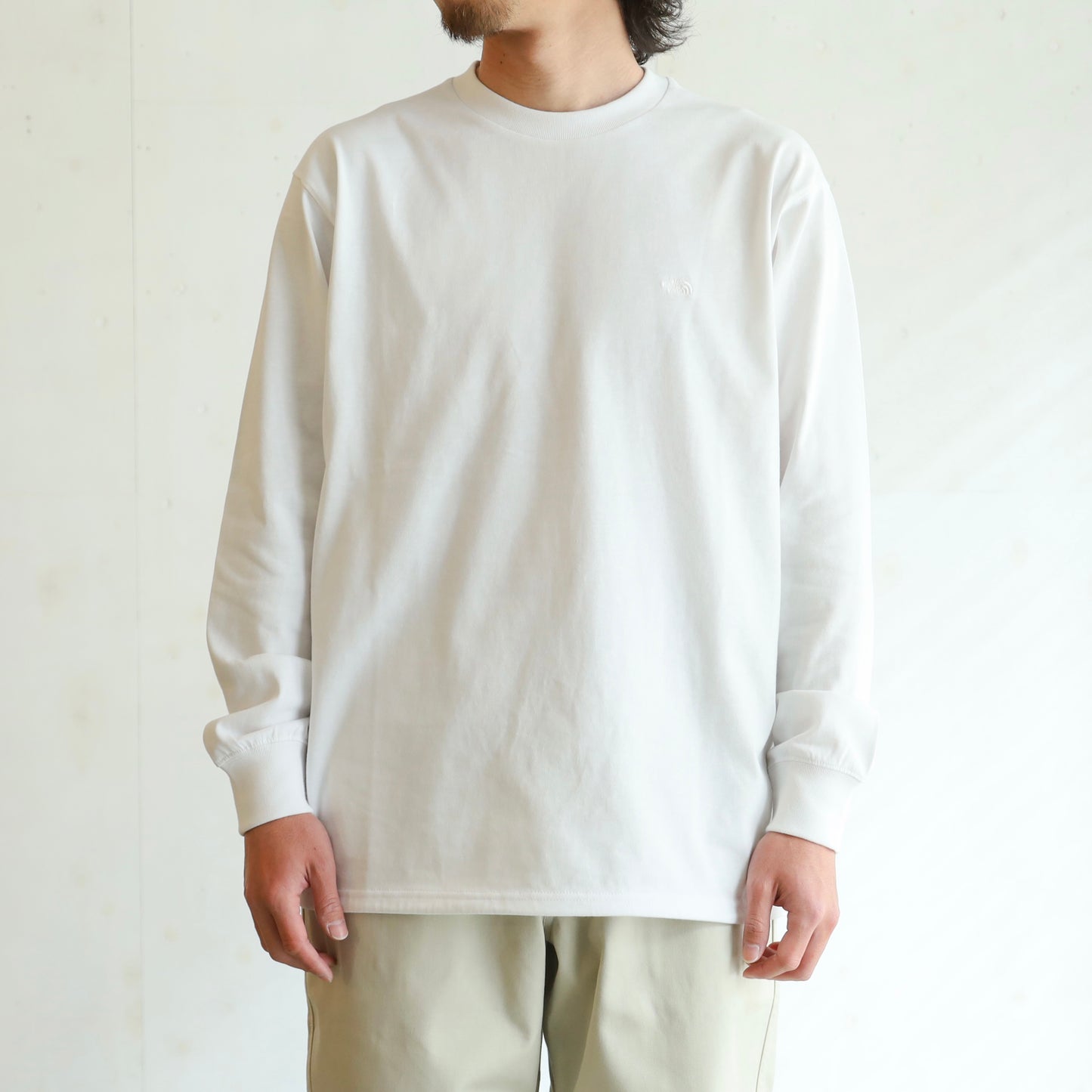 Field Long Sleeve Tee - WHITE