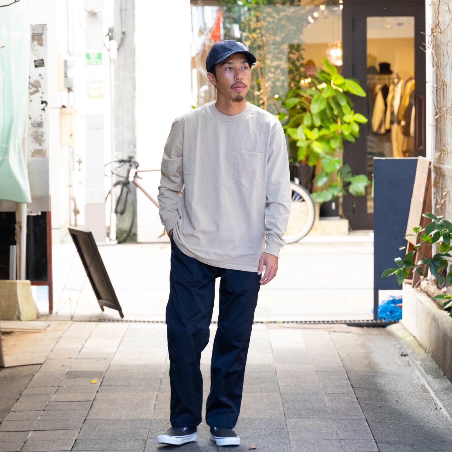 Chino Straight Field Pants - D NAVY
