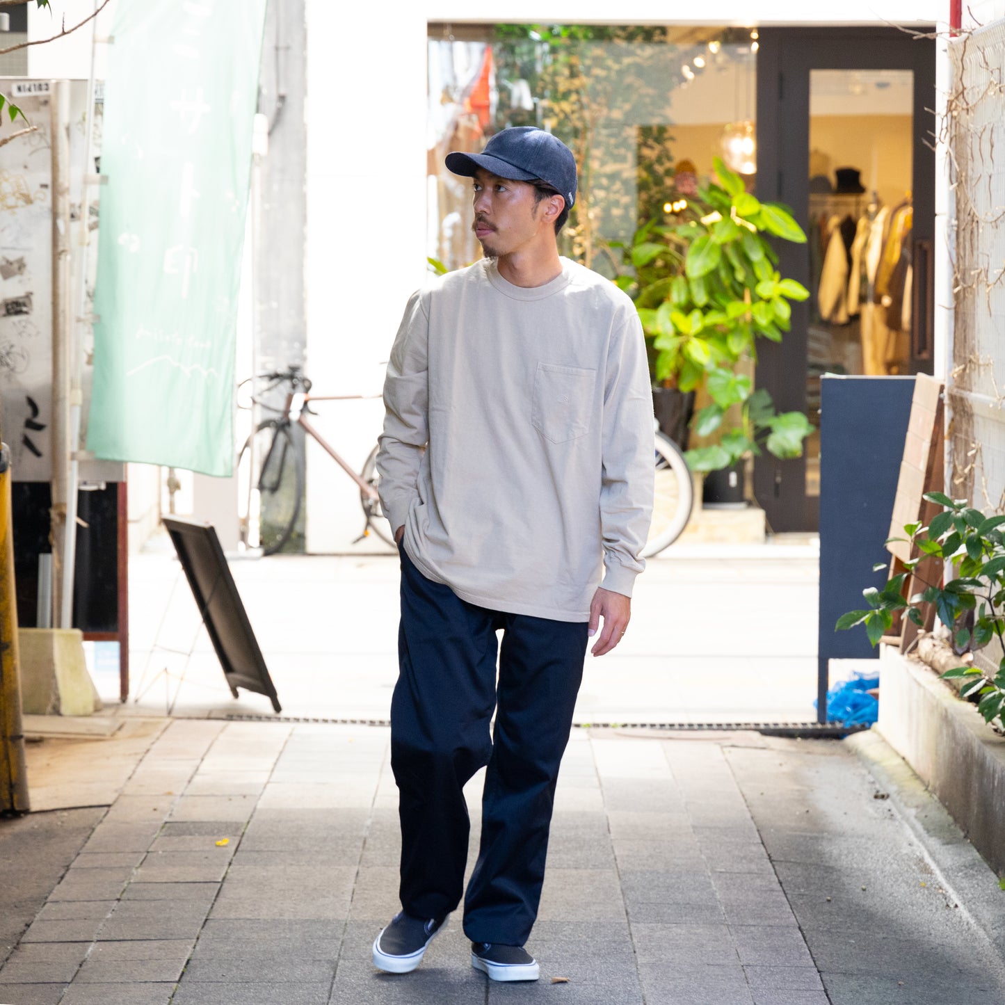 Chino Straight Field Pants - D NAVY