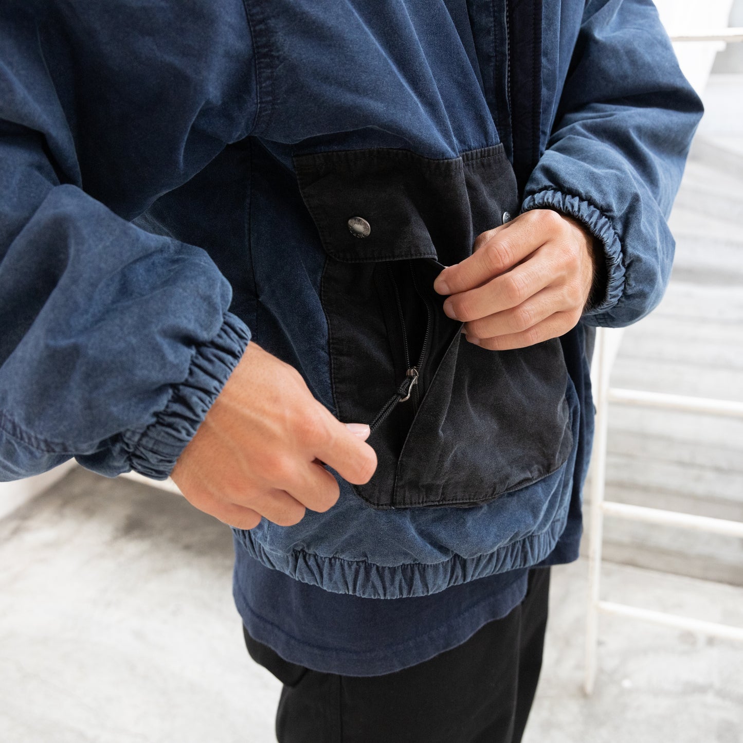 Indigo Stroll Field Jacket - INDIGO