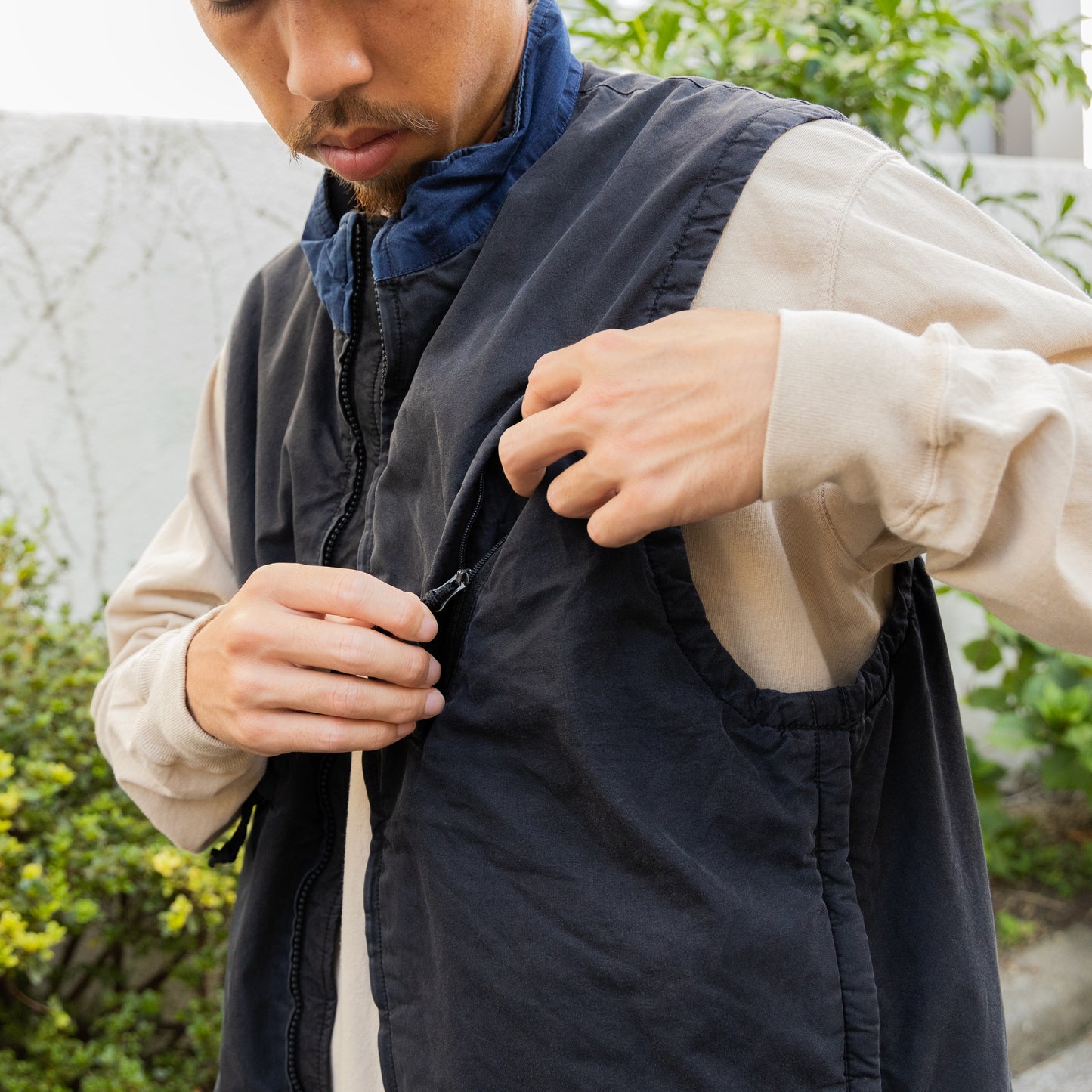 Indigo Stroll Field Vest - K FADE