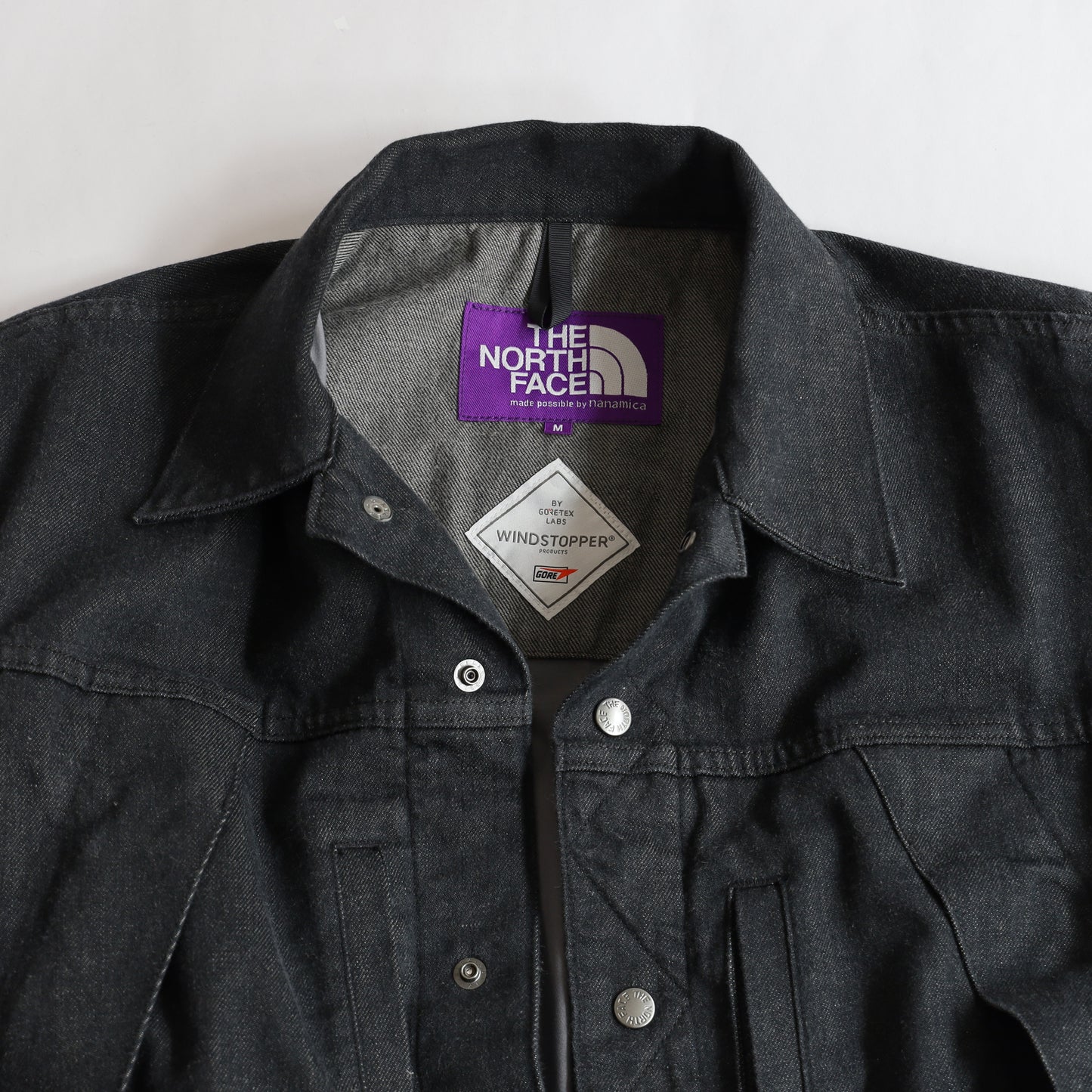 Denim WINDSTOPPER Field Jacket - BLACK