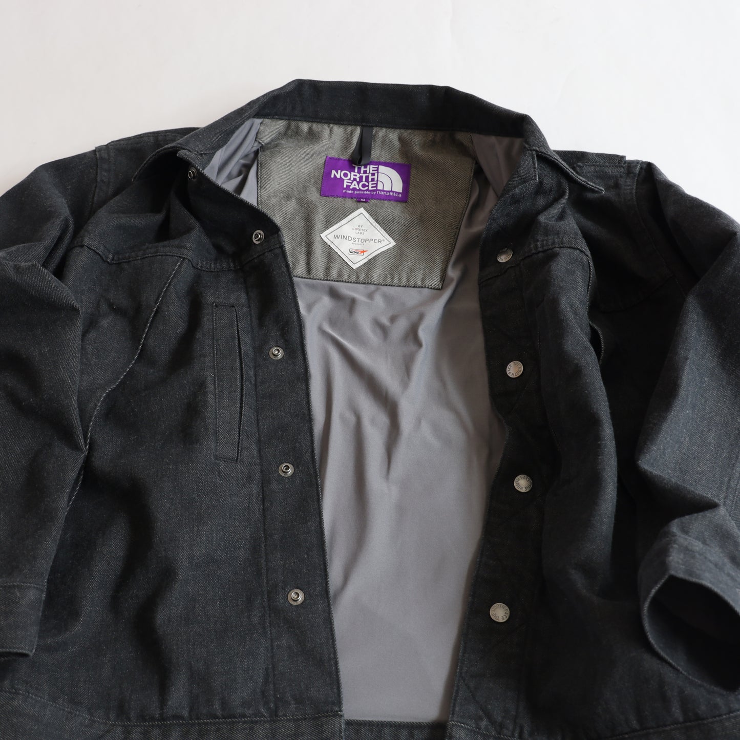 Denim WINDSTOPPER Field Jacket - BLACK