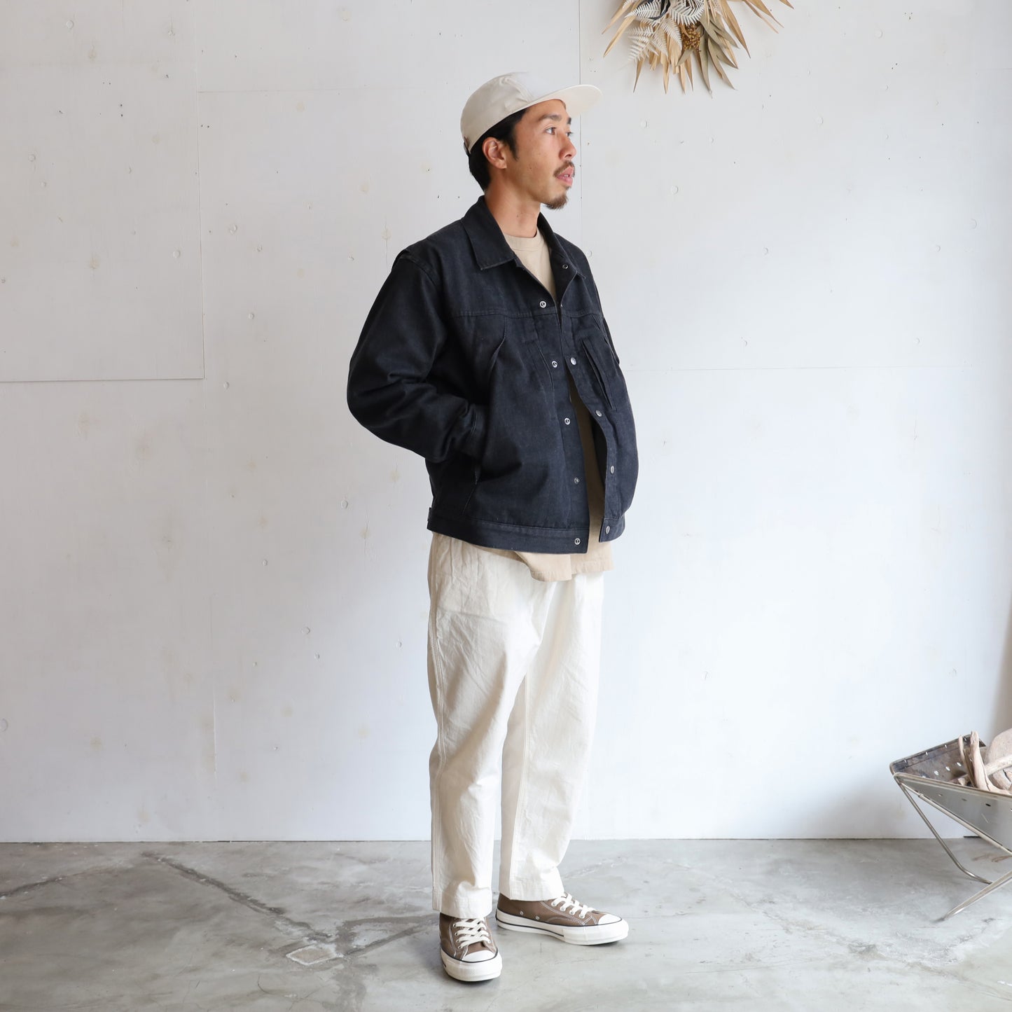Denim WINDSTOPPER Field Jacket - BLACK