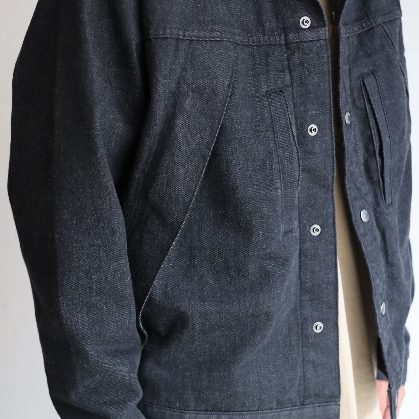 Denim WINDSTOPPER Field Jacket - BLACK