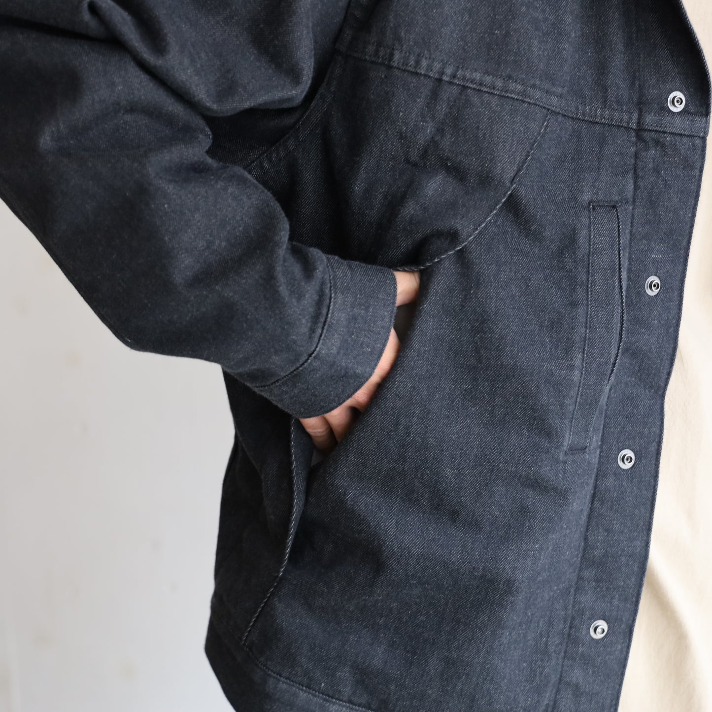 Denim WINDSTOPPER Field Jacket - BLACK
