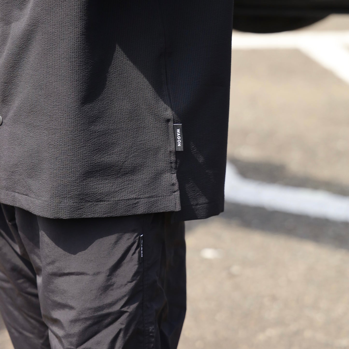 COOL AIR BASIC S/S SHIRTS - BLACK