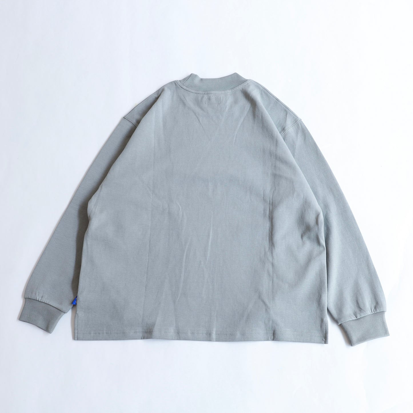 Mock Neck Wave LS - Grey