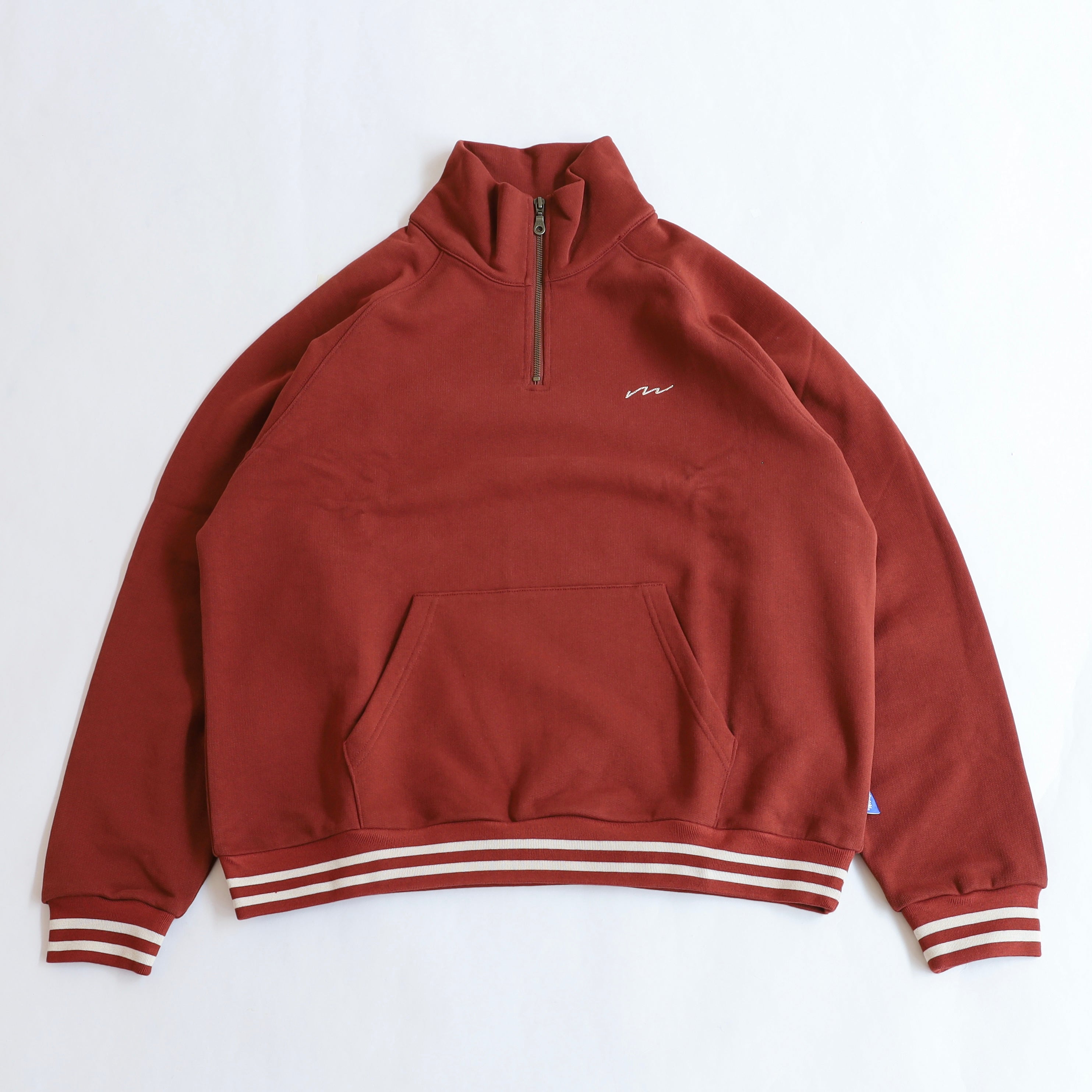 Half zip Sweatshirt - RustRed | 通販 - 正規取扱店 | wagon / ワゴン