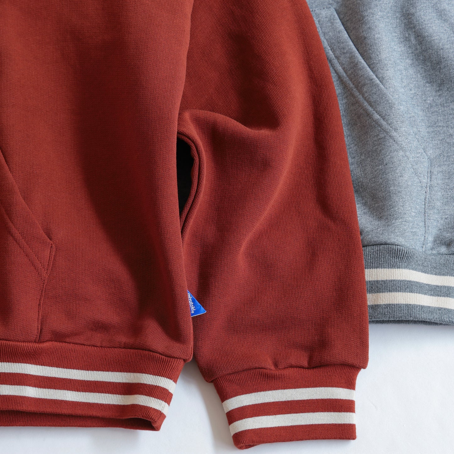 Half zip Sweatshirt - RustRed