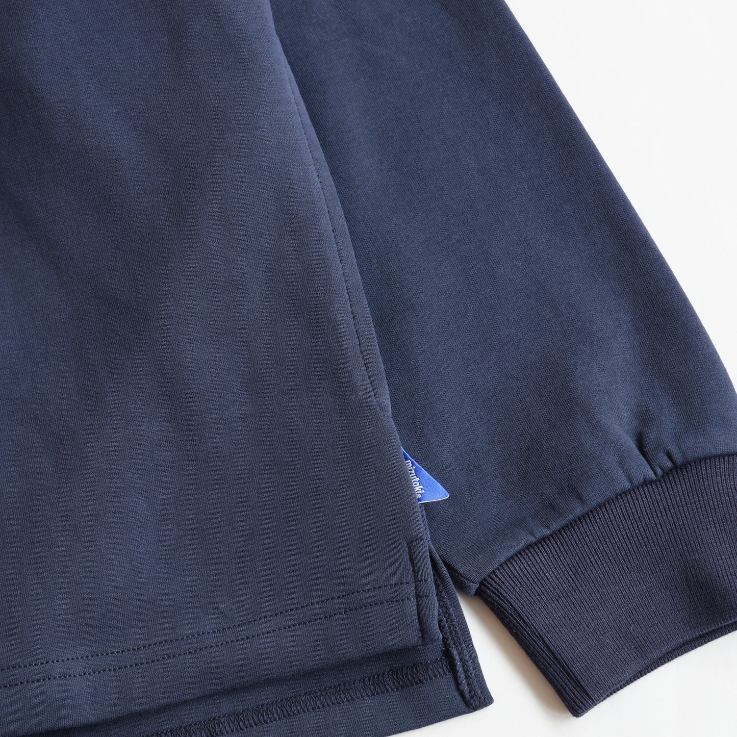 Mock Neck Wave LS - Blue