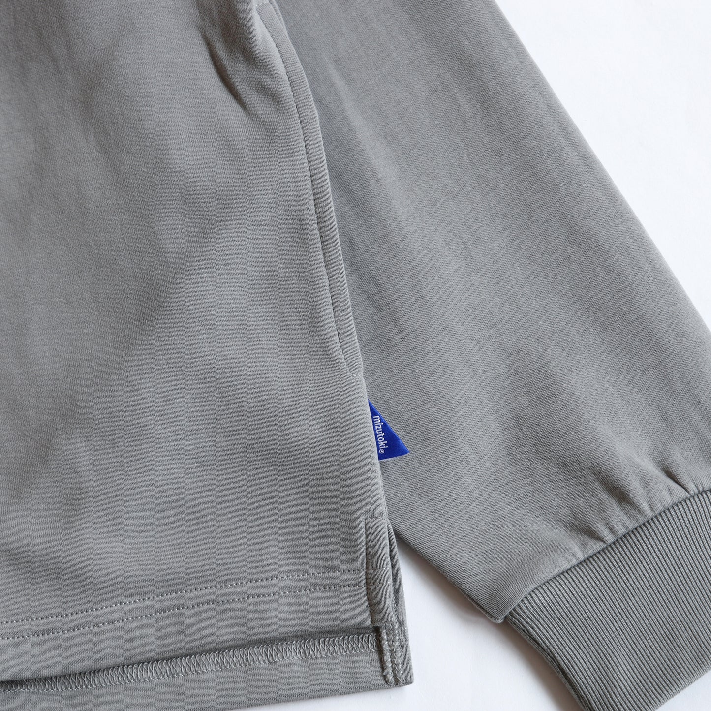 Mock Neck Wave LS - Grey