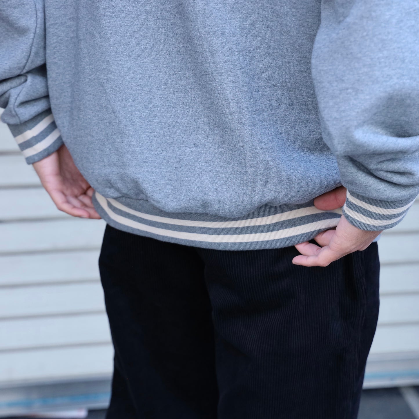 Half zip Sweatshirt - HeatherGrey