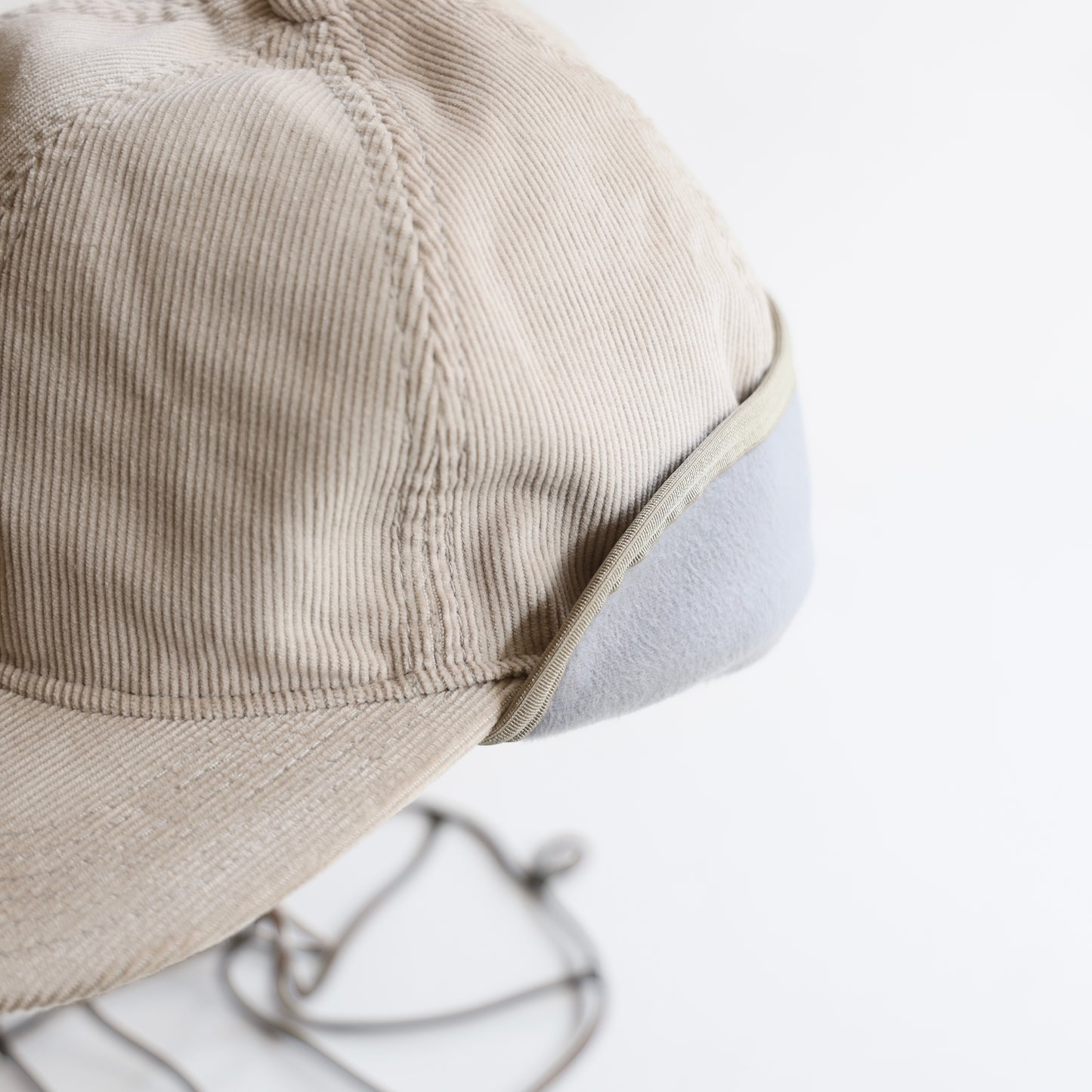 Corduroy Field Cap - STONE