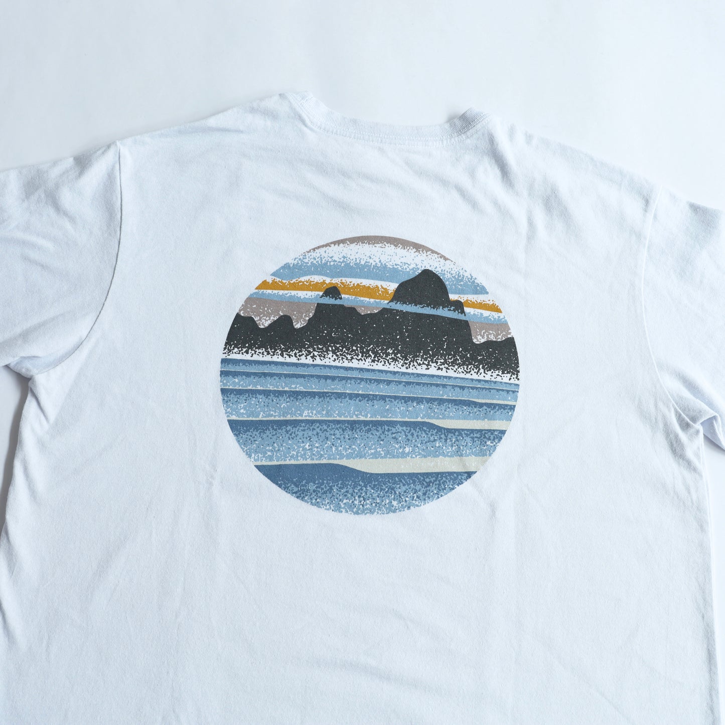 Men's Skyline Stencil Responsibili-Tee® - WHI