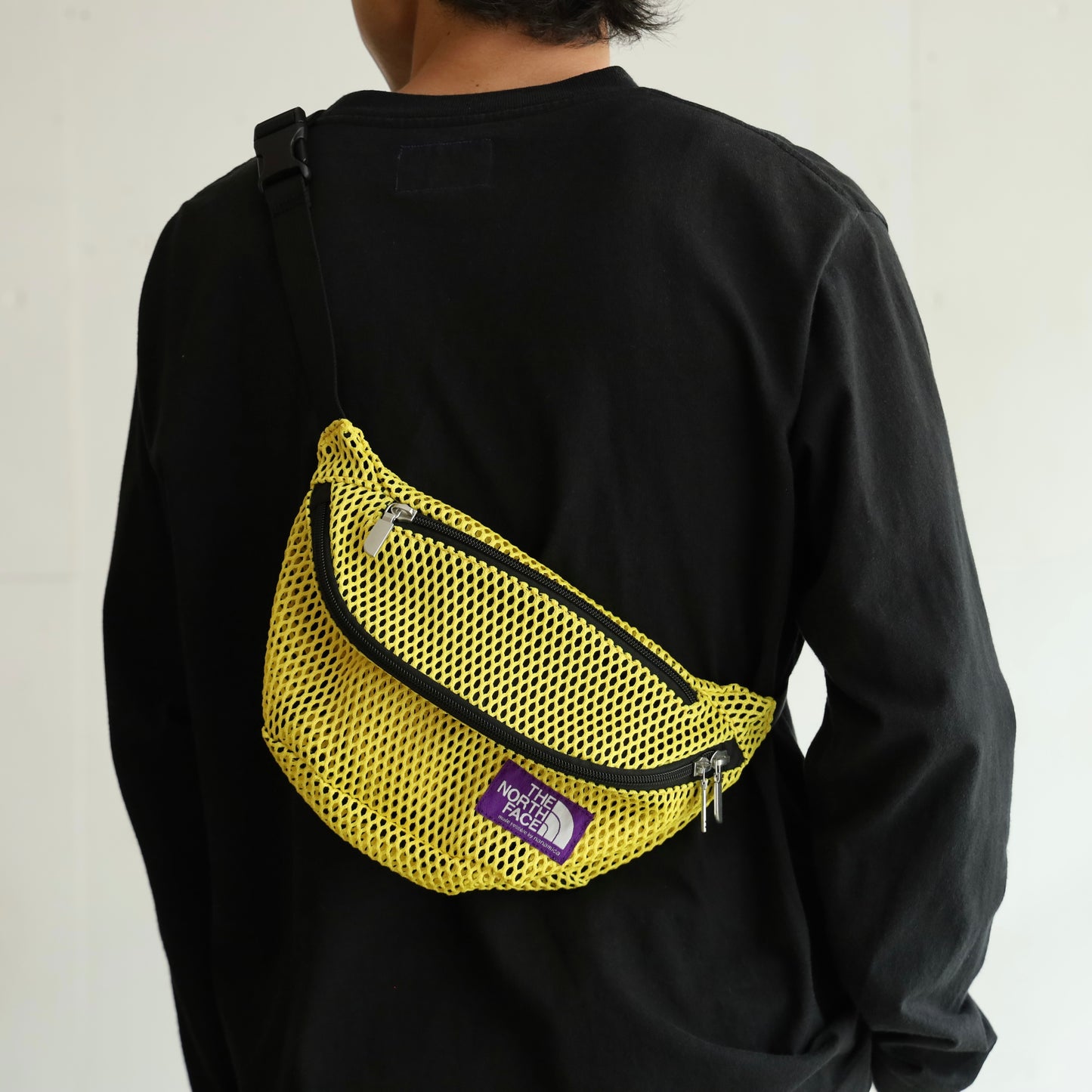 Mesh Waist Bag - YELLOW