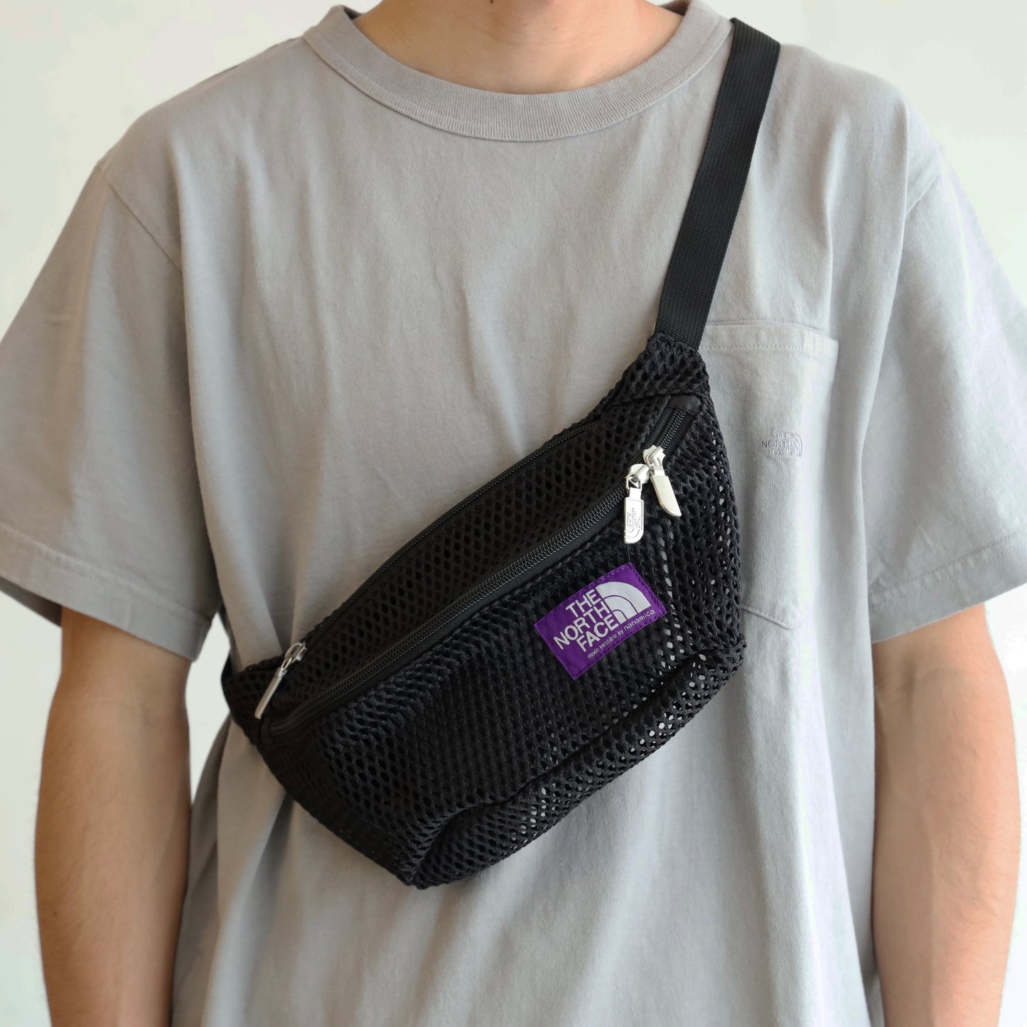 Mesh Waist Bag - BLACK