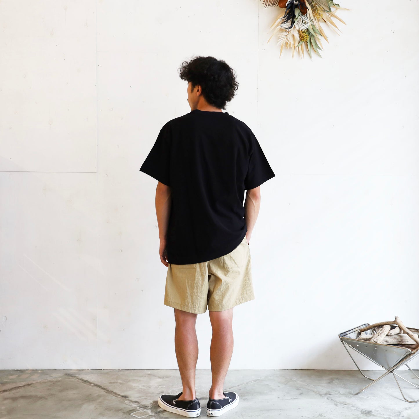 High Bulky H/S Pocket Tee - BLACK
