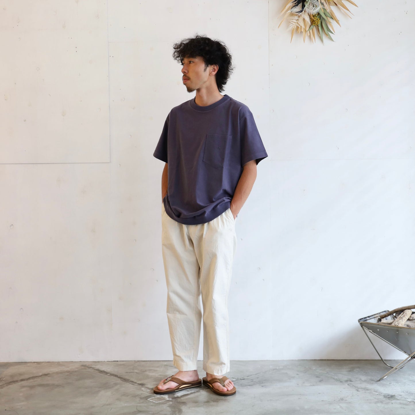 High Bulky H/S Pocket Tee - VINTAGE NAVY