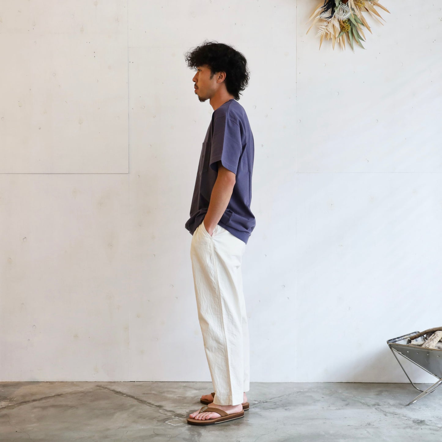 High Bulky H/S Pocket Tee - VINTAGE NAVY