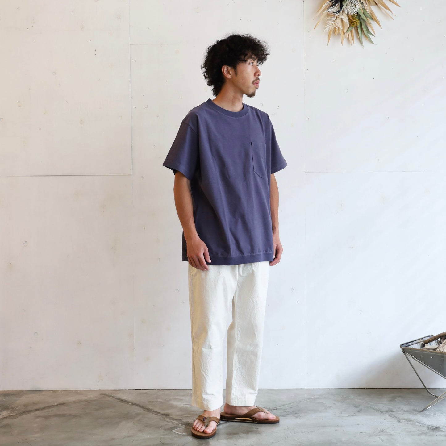 High Bulky H/S Pocket Tee - VINTAGE NAVY
