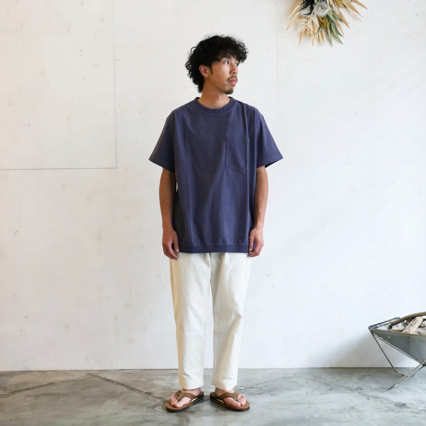 High Bulky H/S Pocket Tee - VINTAGE NAVY