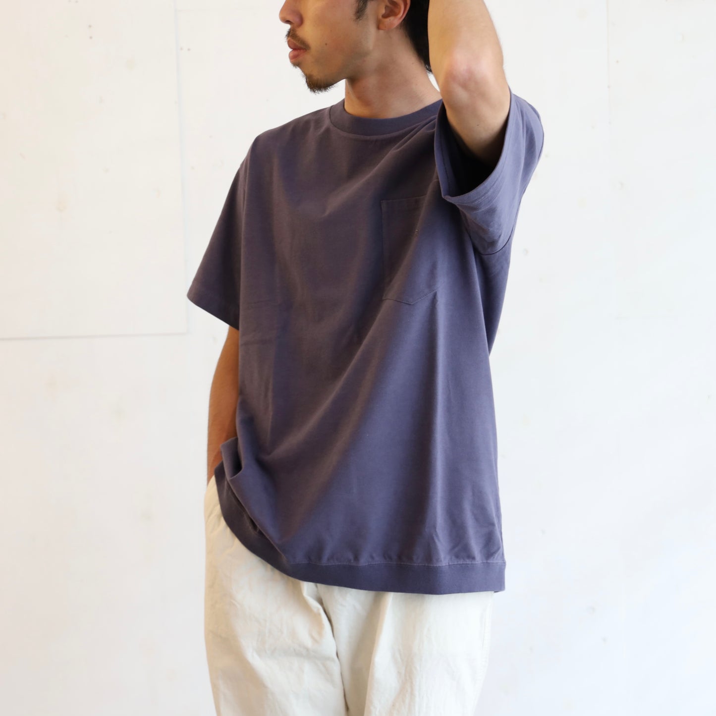 High Bulky H/S Pocket Tee - VINTAGE NAVY